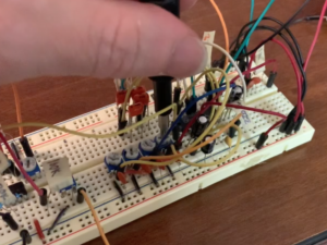 VC Tone Filter on Breadboard